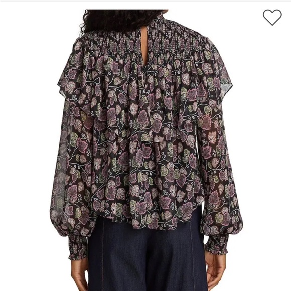 CINQ À SEPT
Drew Georgette Top - Picture 3 of 5